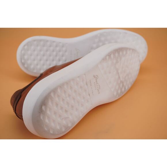 Good Man Brown Legend London Low Top Sneakers Size 9 New $275 White Sole Lace - Picture 8 of 12